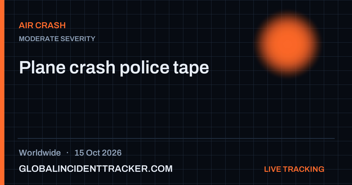 Air Crash incident in worldwide on 15 October 2026 — Global Incident Tracker report card