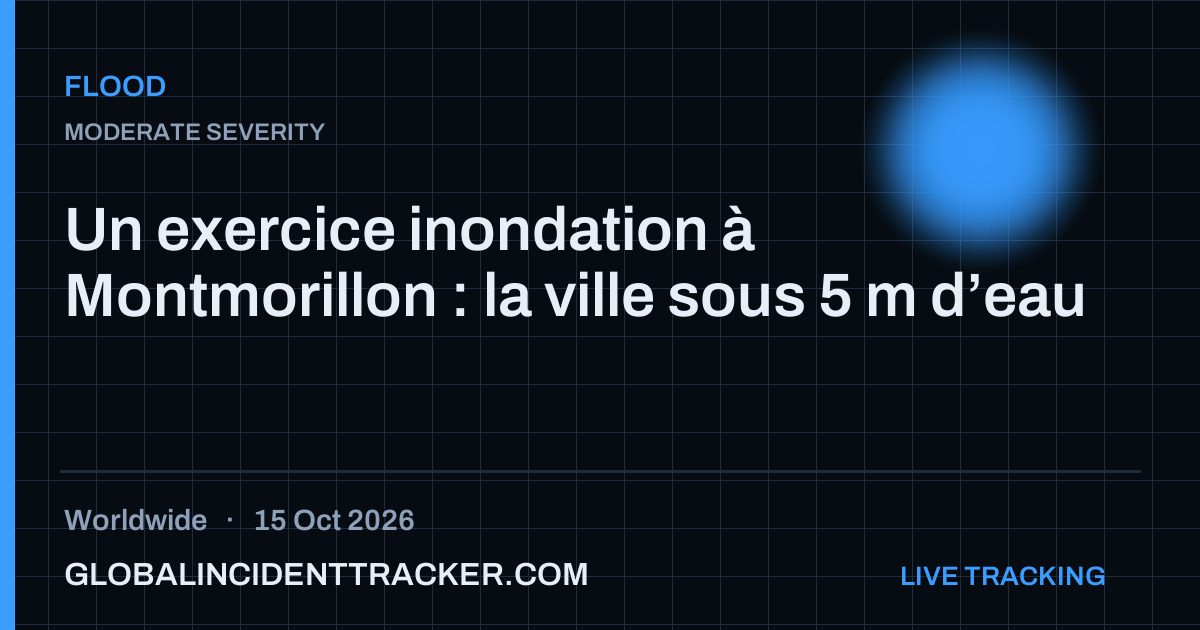 Flood incident in worldwide on 15 October 2026 — Global Incident Tracker report card