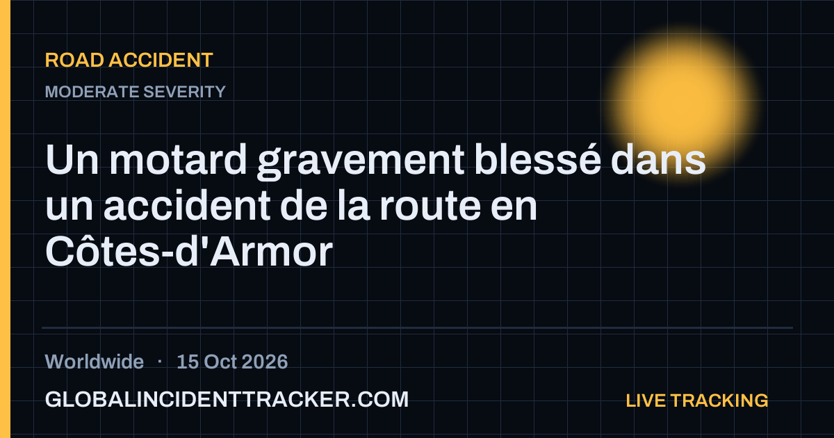 Road Accident incident in worldwide on 15 October 2026 — Global Incident Tracker report card