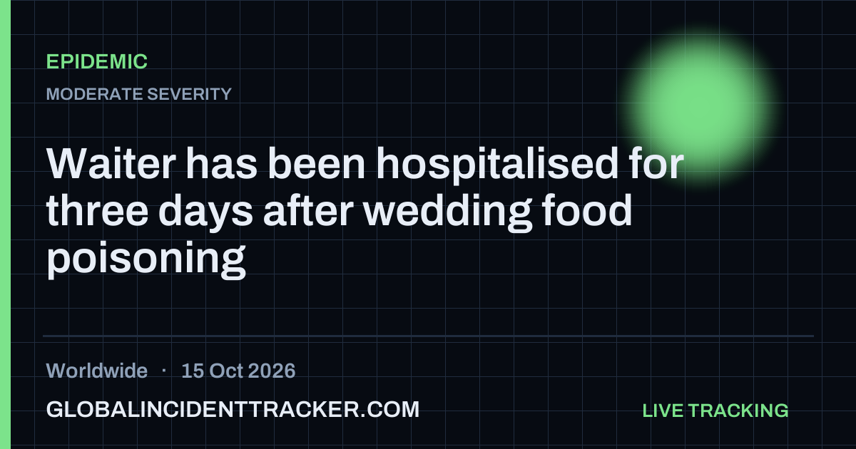 Epidemic incident in worldwide on 15 October 2026 — Global Incident Tracker report card