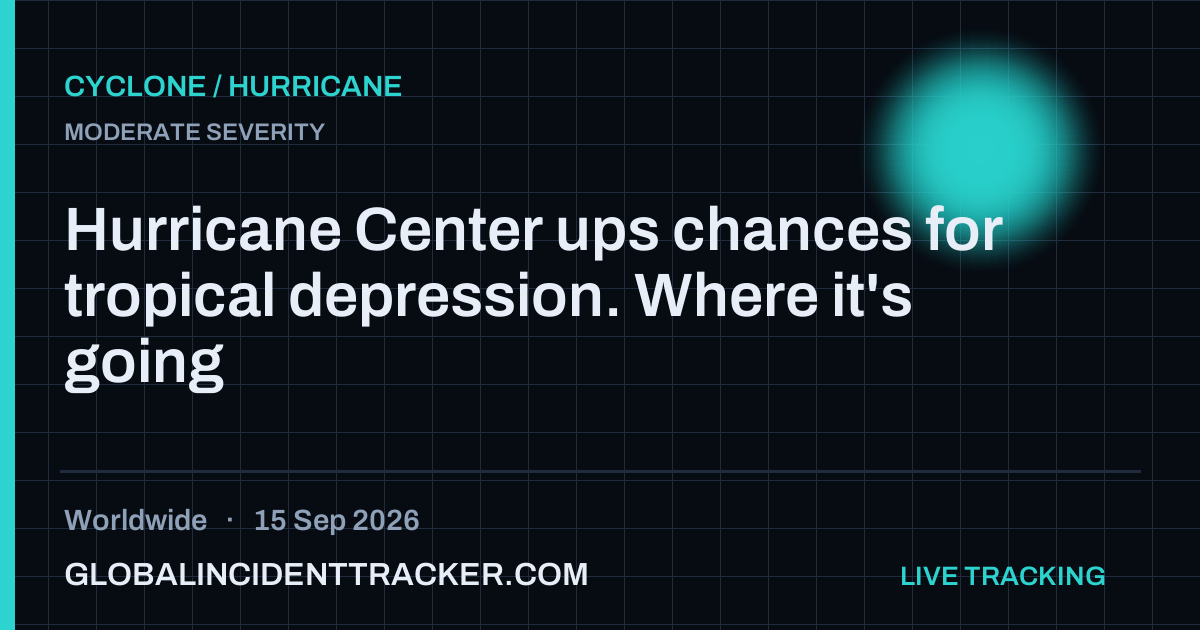 Cyclone / Hurricane incident in worldwide on 15 September 2026 — Global Incident Tracker report card