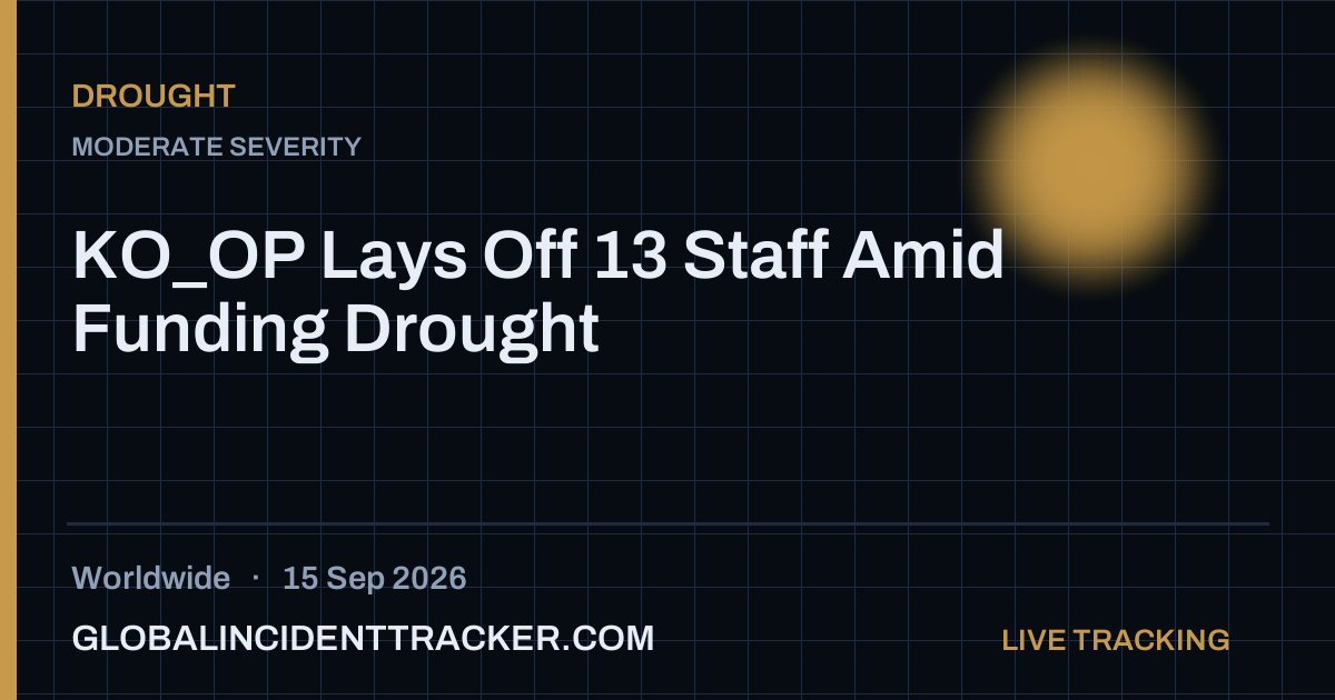 Drought incident in worldwide on 15 September 2026 — Global Incident Tracker report card