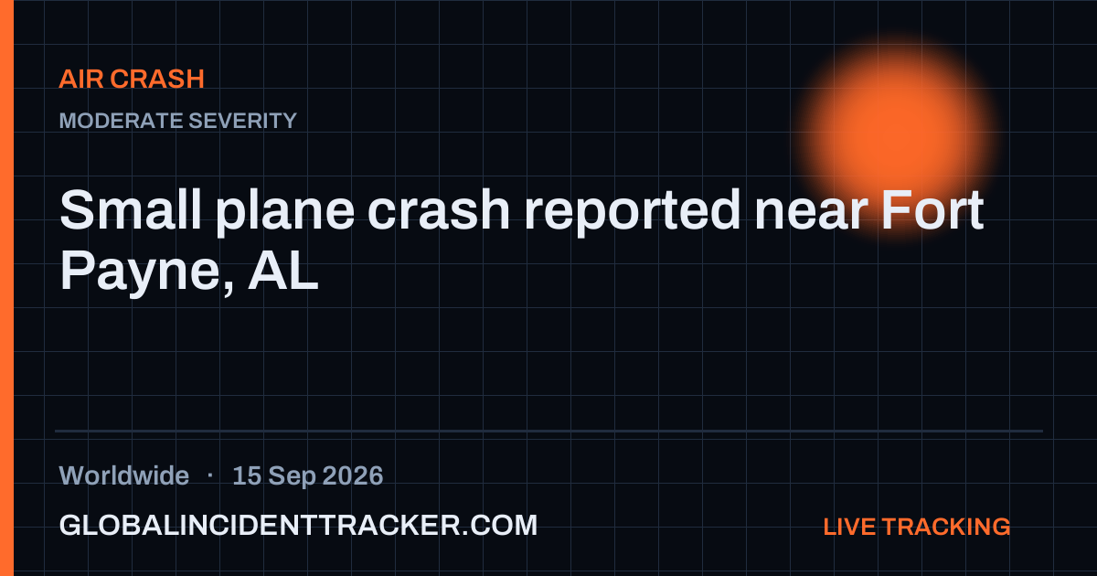 Air Crash incident in worldwide on 15 September 2026 — Global Incident Tracker report card
