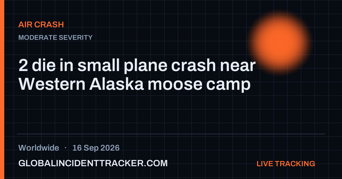 Air Crash incident in worldwide on 16 September 2026 — Global Incident Tracker report card