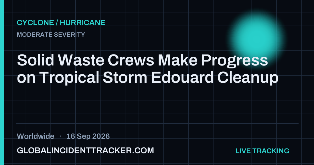 Cyclone / Hurricane incident in worldwide on 16 September 2026 — Global Incident Tracker report card