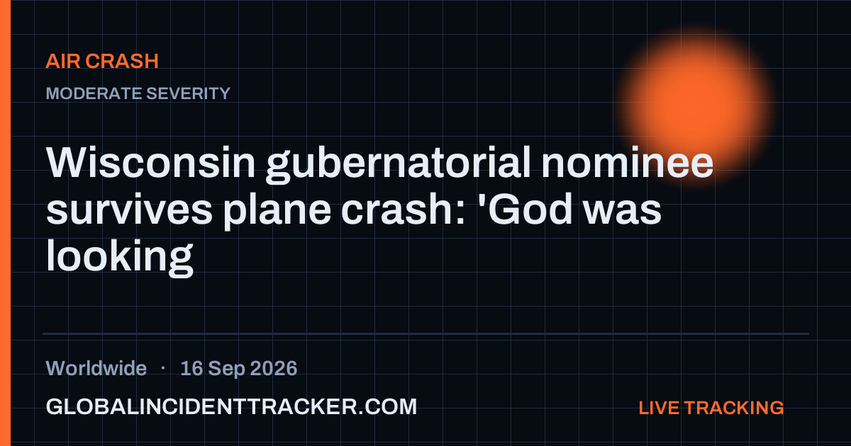Air Crash incident in worldwide on 16 September 2026 — Global Incident Tracker report card