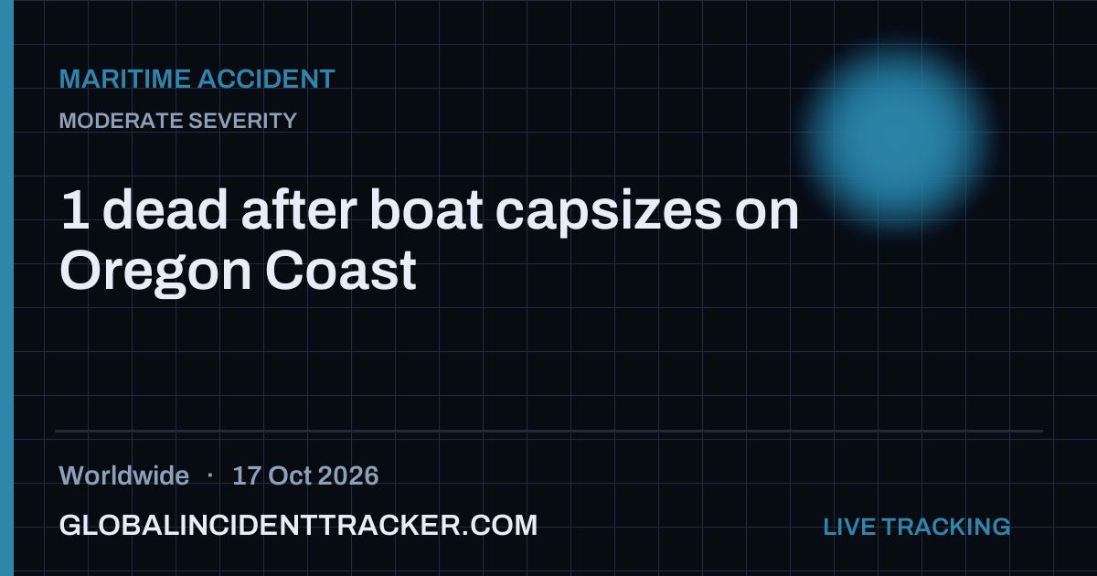 Maritime Accident incident in worldwide on 17 October 2026 — Global Incident Tracker report card