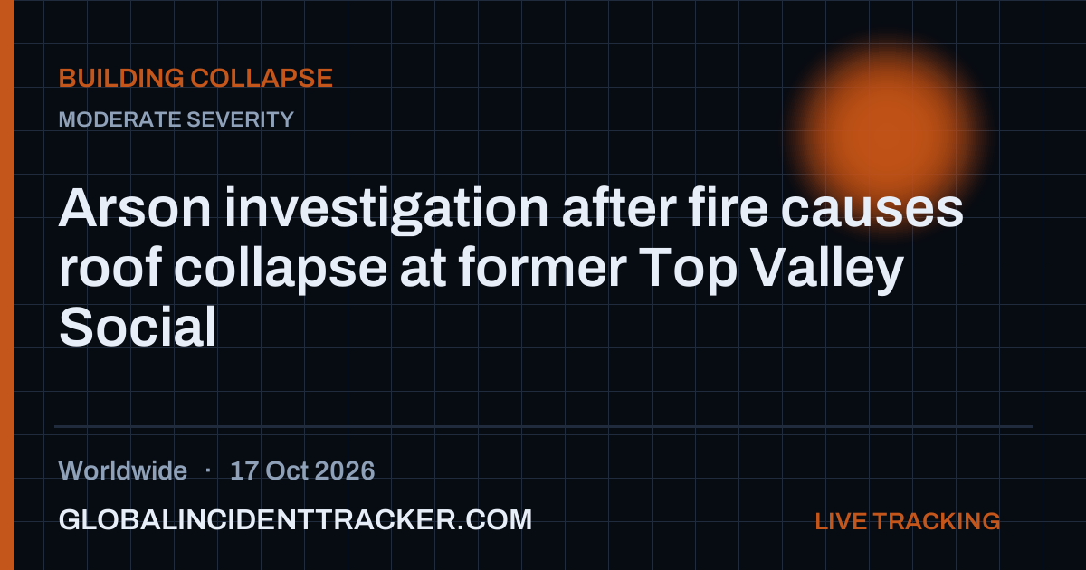Arson investigation after fire causes roof collapse at former Top ...
