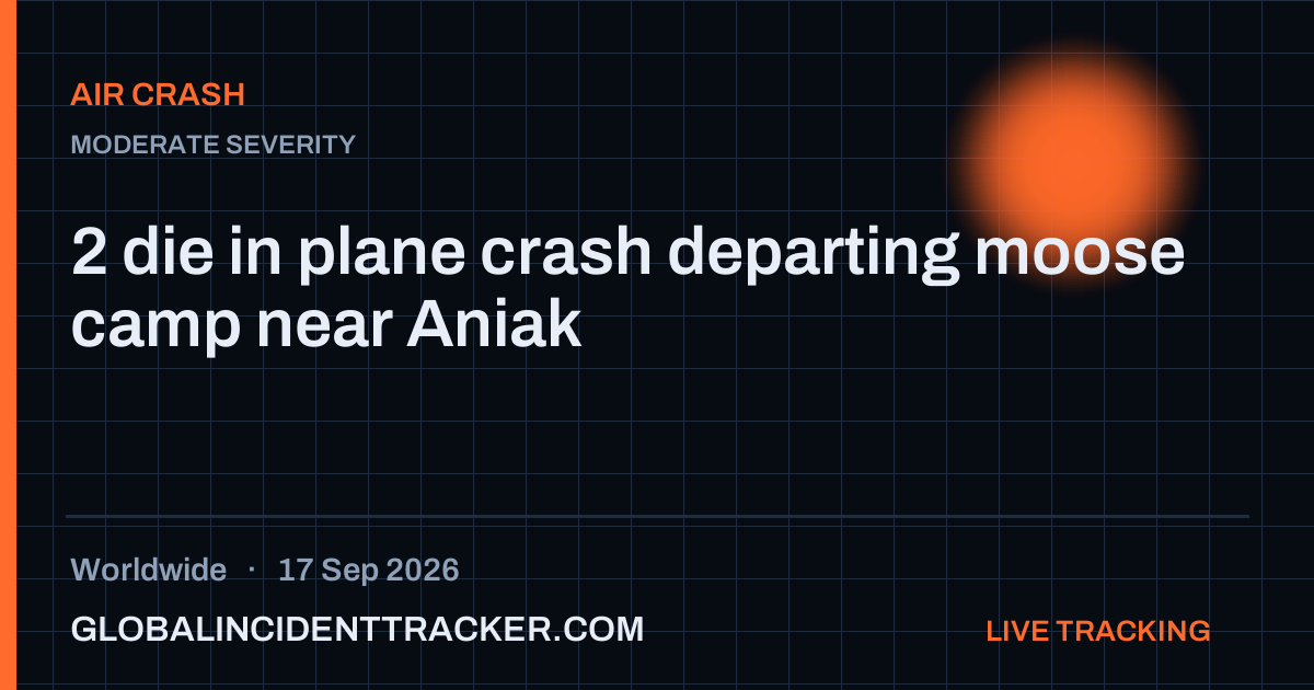 Air Crash incident in worldwide on 17 September 2026 — Global Incident Tracker report card