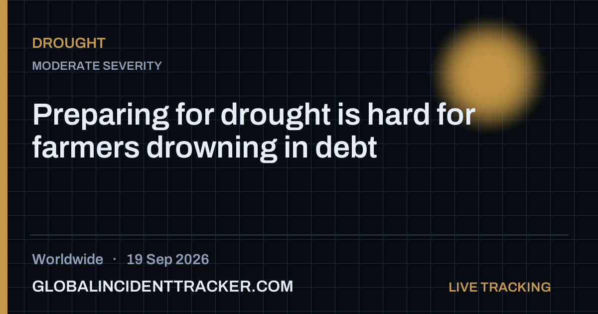 Drought incident in worldwide on 19 September 2026 — Global Incident Tracker report card