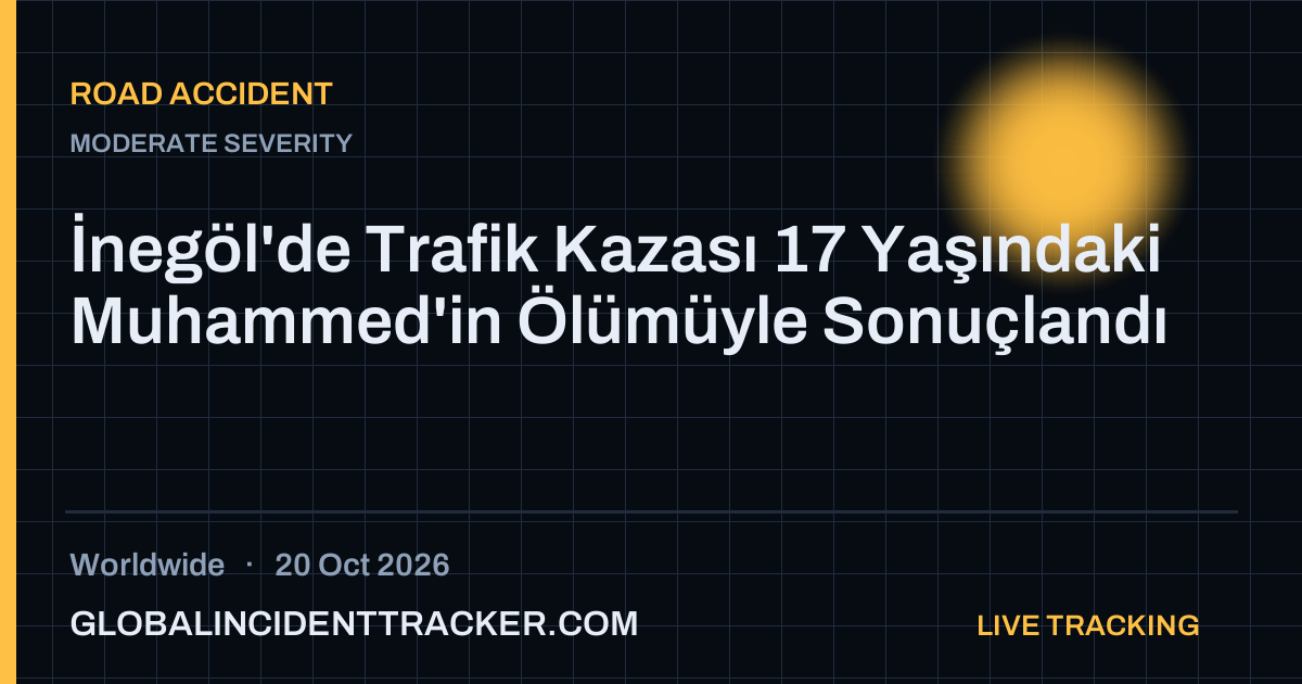 Road Accident incident in worldwide on 20 October 2026 — Global Incident Tracker report card