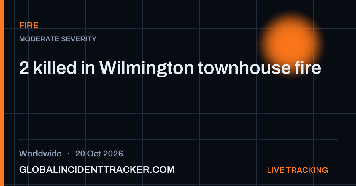 Fire incident in worldwide on 20 October 2026 — Global Incident Tracker report card