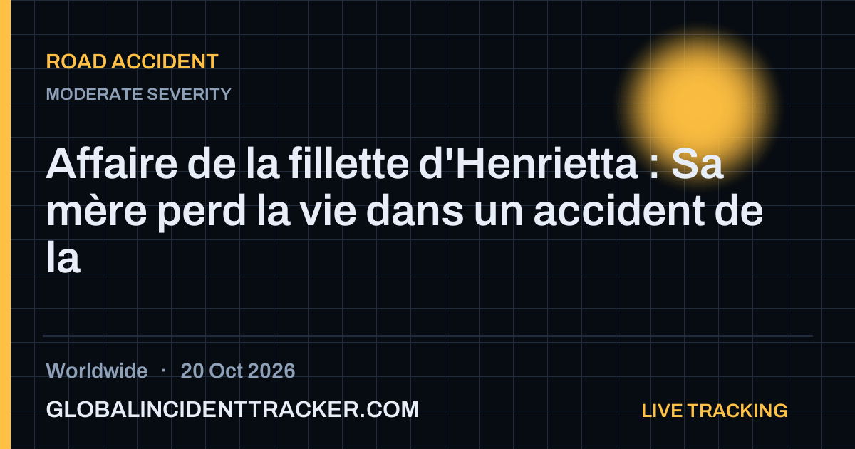 Road Accident incident in worldwide on 20 October 2026 — Global Incident Tracker report card