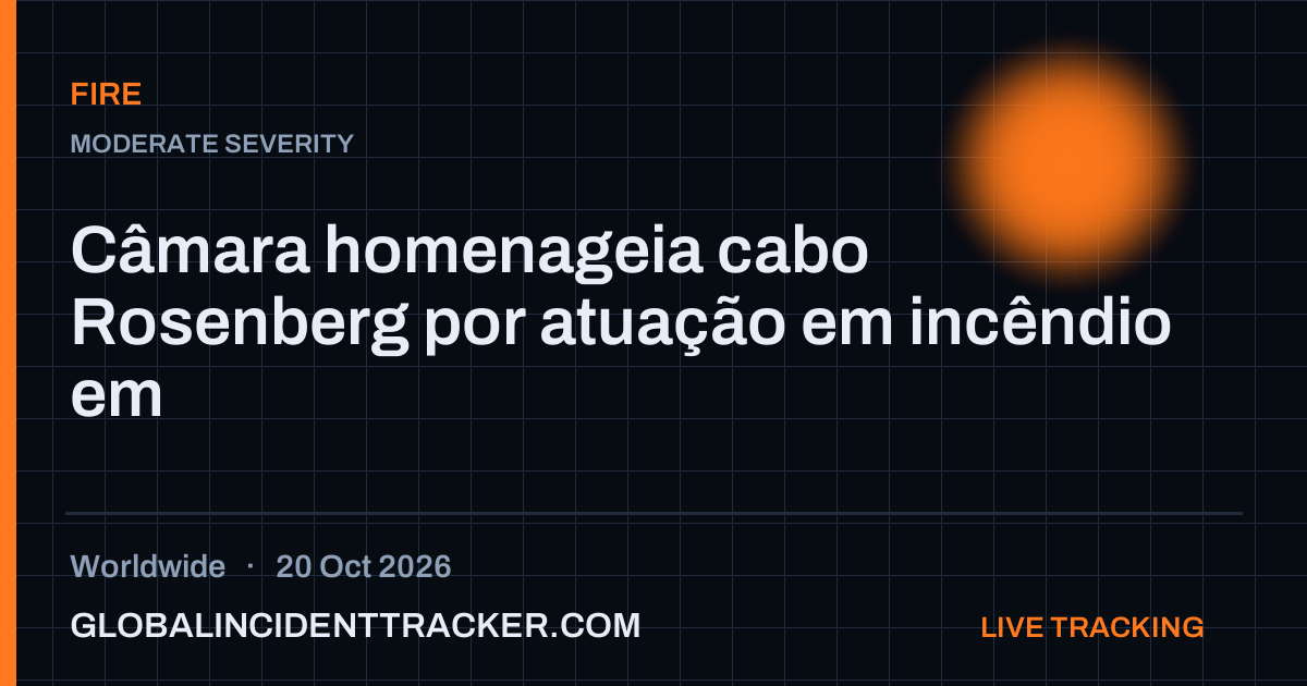 Fire incident in worldwide on 20 October 2026 — Global Incident Tracker report card