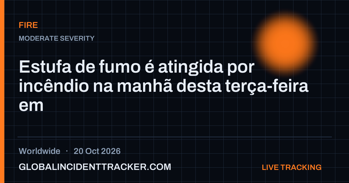 Fire incident in worldwide on 20 October 2026 — Global Incident Tracker report card
