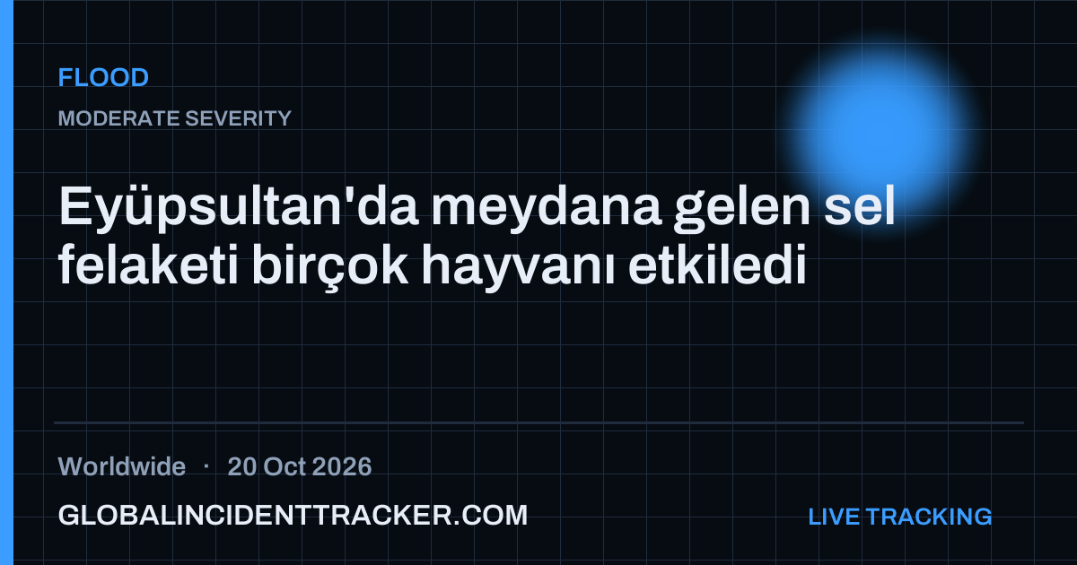 Flood incident in worldwide on 20 October 2026 — Global Incident Tracker report card