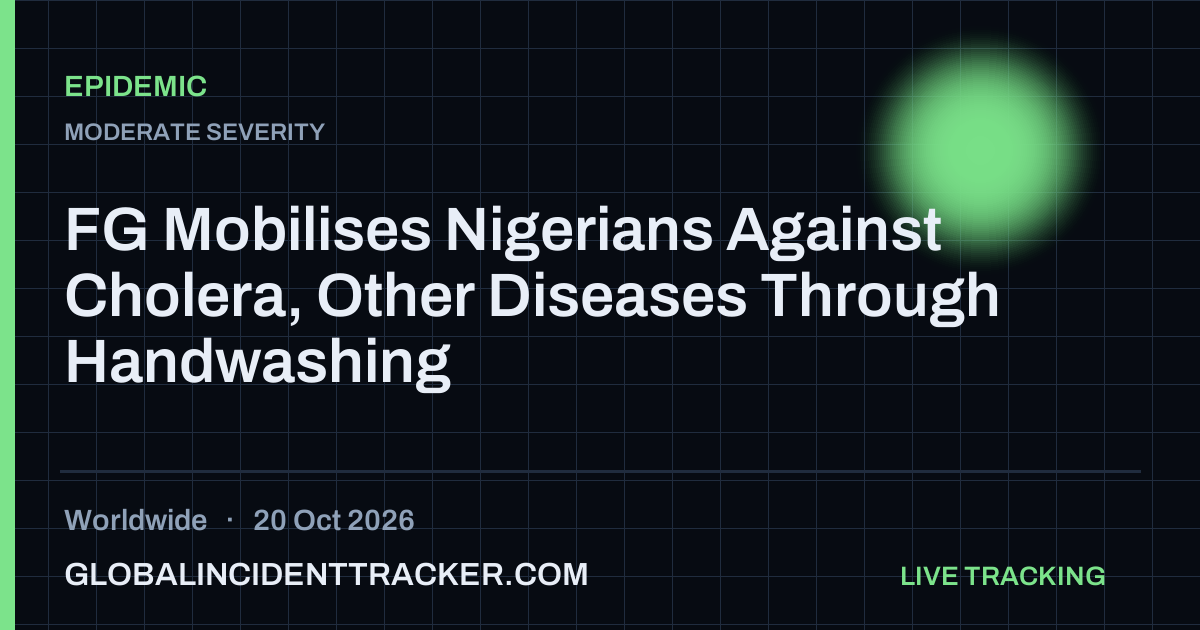 Epidemic incident in worldwide on 20 October 2026 — Global Incident Tracker report card
