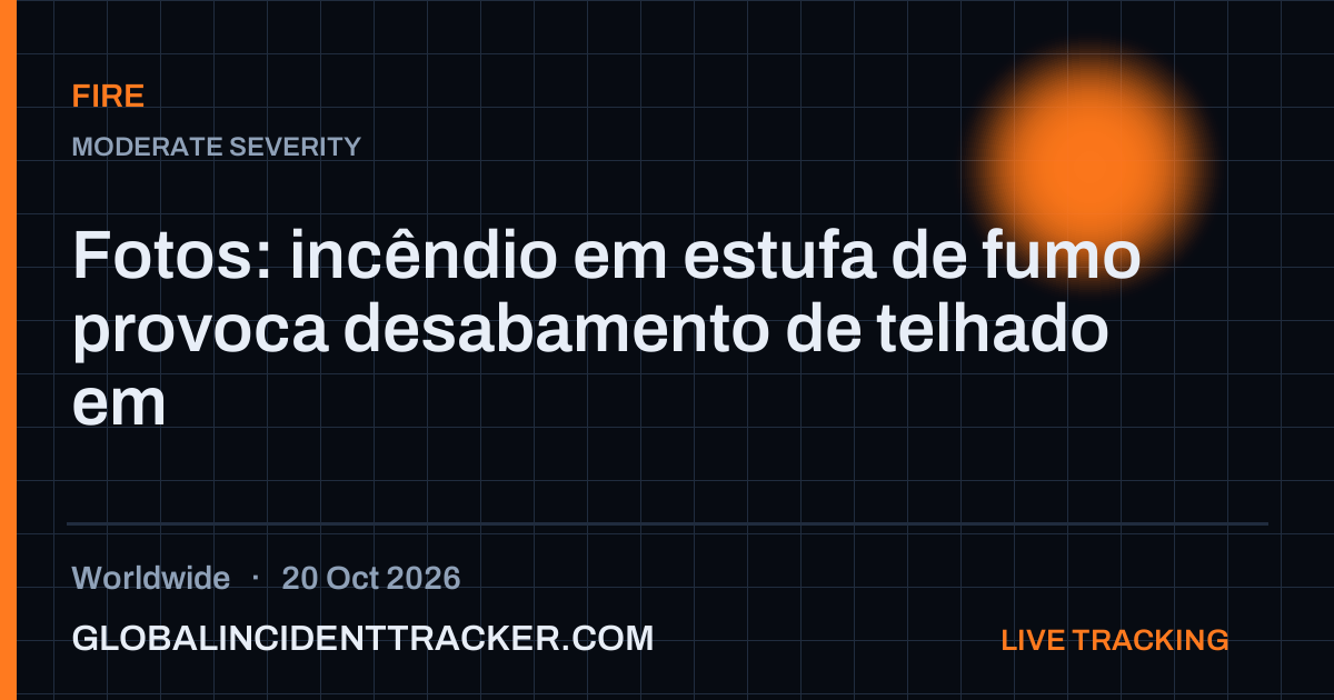 Fire incident in worldwide on 20 October 2026 — Global Incident Tracker report card