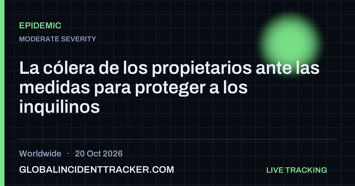 Epidemic incident in worldwide on 20 October 2026 — Global Incident Tracker report card