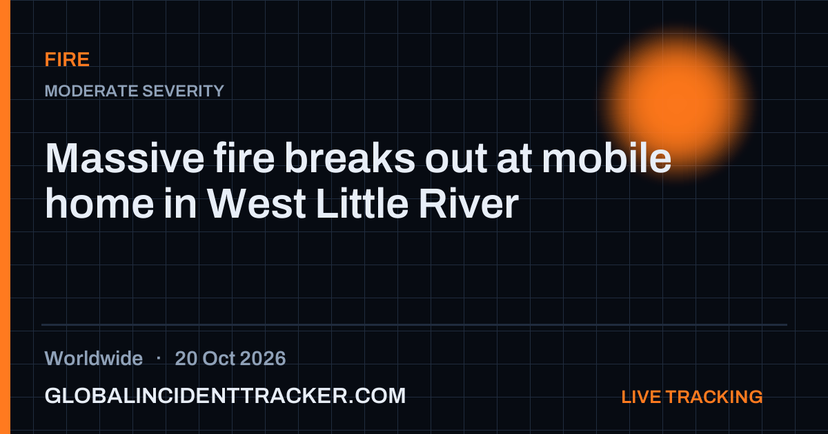 Fire incident in worldwide on 20 October 2026 — Global Incident Tracker report card