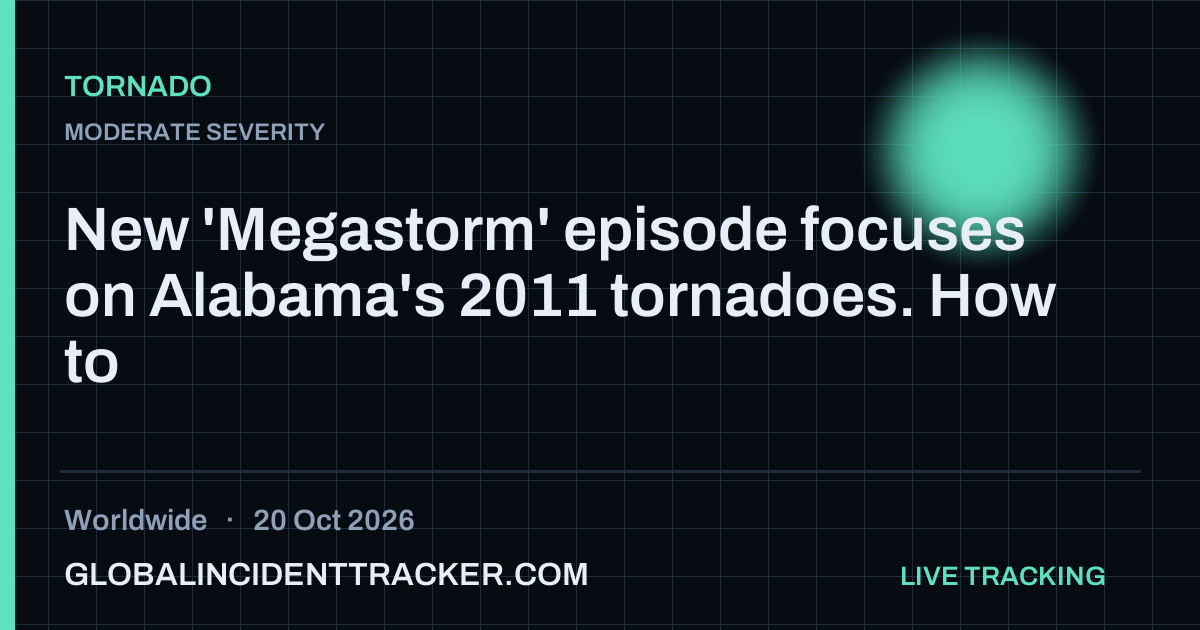 Tornado incident in worldwide on 20 October 2026 — Global Incident Tracker report card