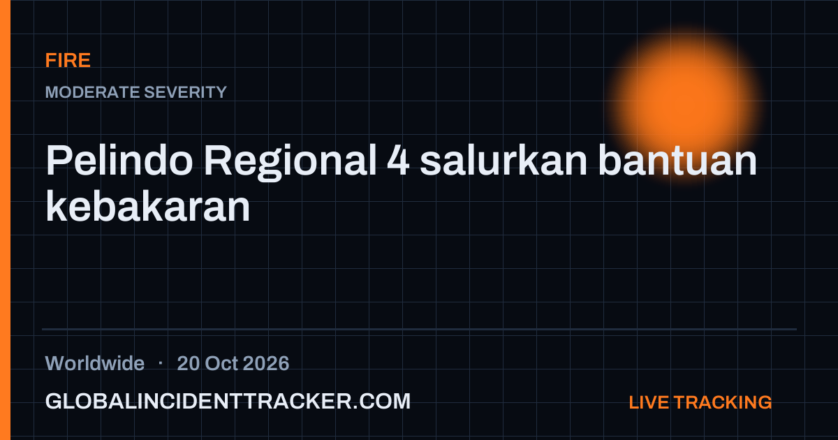 Fire incident in worldwide on 20 October 2026 — Global Incident Tracker report card