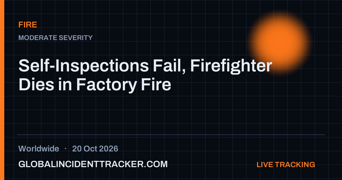 Fire incident in worldwide on 20 October 2026 — Global Incident Tracker report card