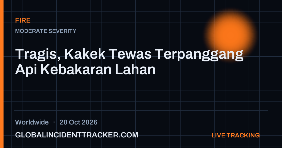 Fire incident in worldwide on 20 October 2026 — Global Incident Tracker report card