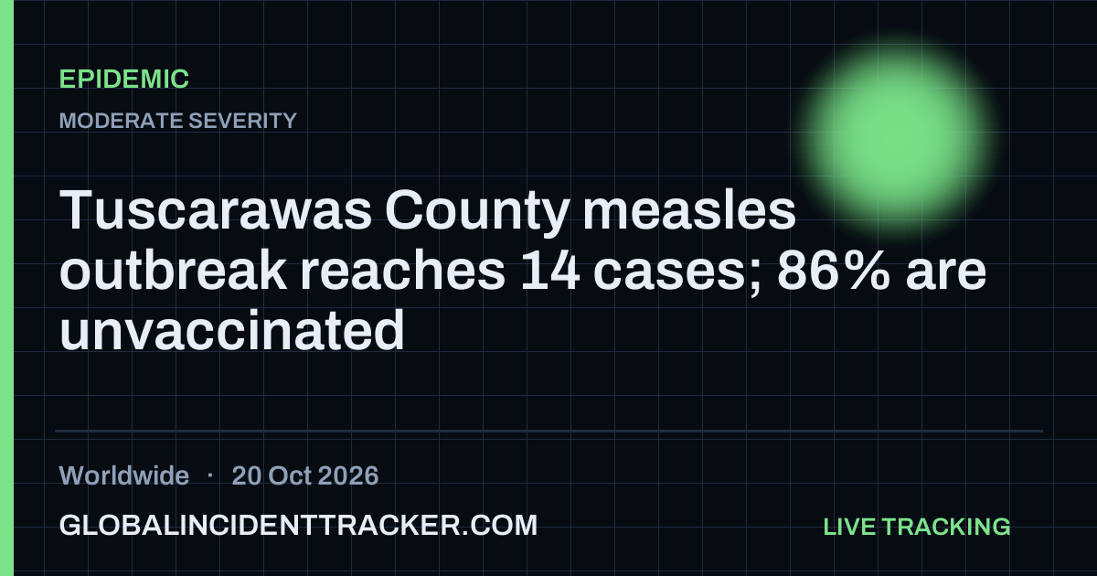 Tuscarawas County measles outbreak reaches 14 cases; 86% are ...