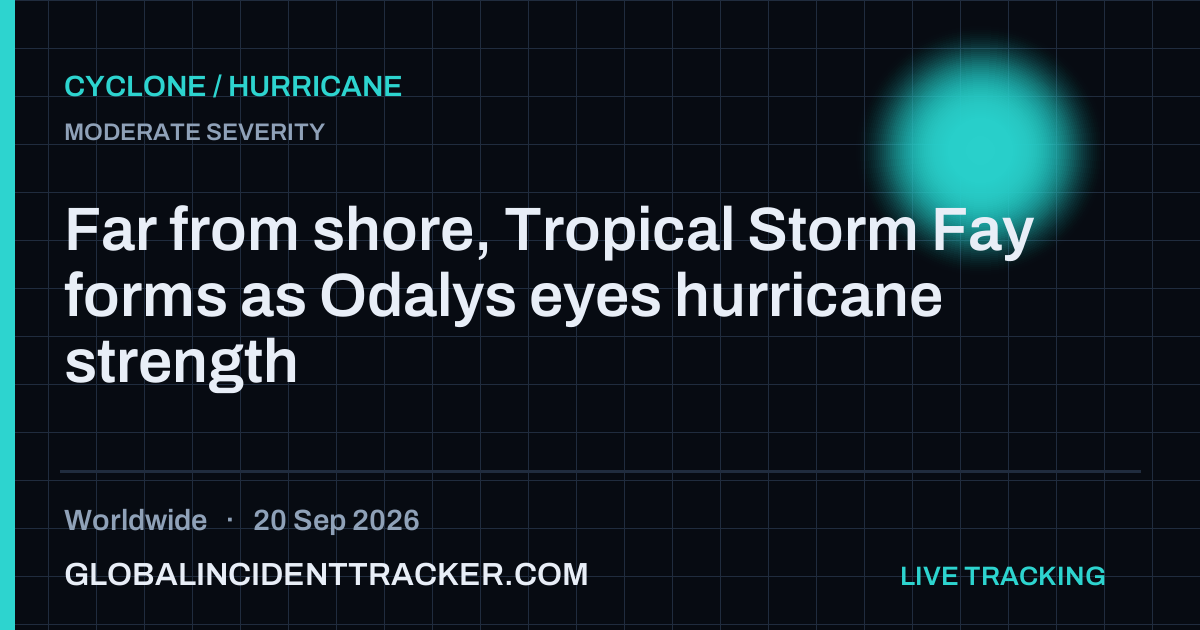 Cyclone / Hurricane incident in worldwide on 20 September 2026 — Global Incident Tracker report card