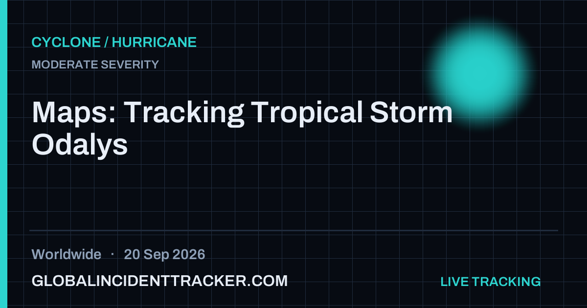 Cyclone / Hurricane incident in worldwide on 20 September 2026 — Global Incident Tracker report card