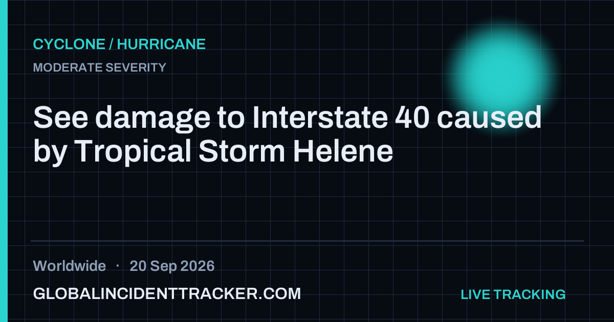 Cyclone / Hurricane incident in worldwide on 20 September 2026 — Global Incident Tracker report card