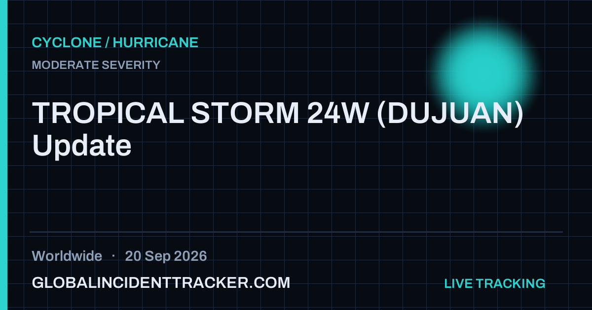 Cyclone / Hurricane incident in worldwide on 20 September 2026 — Global Incident Tracker report card