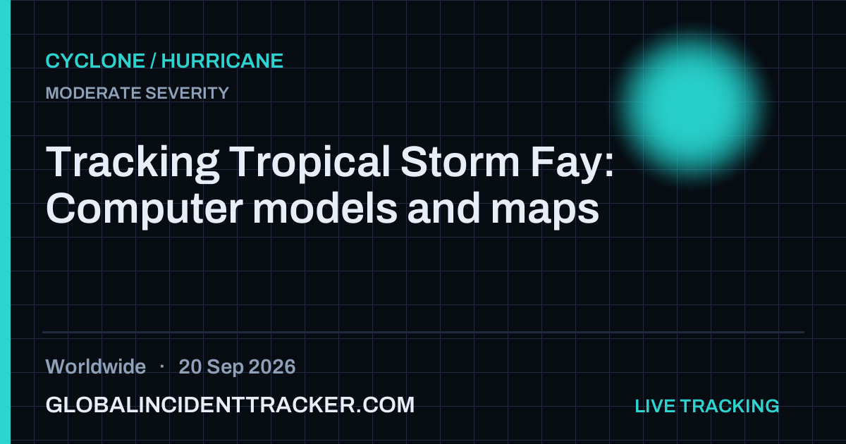 Cyclone / Hurricane incident in worldwide on 20 September 2026 — Global Incident Tracker report card