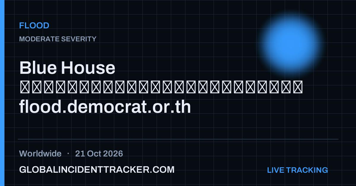 Flood incident in worldwide on 21 October 2026 — Global Incident Tracker report card