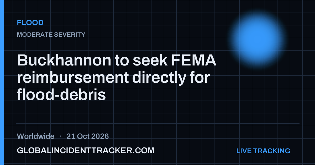 Flood incident in worldwide on 21 October 2026 — Global Incident Tracker report card