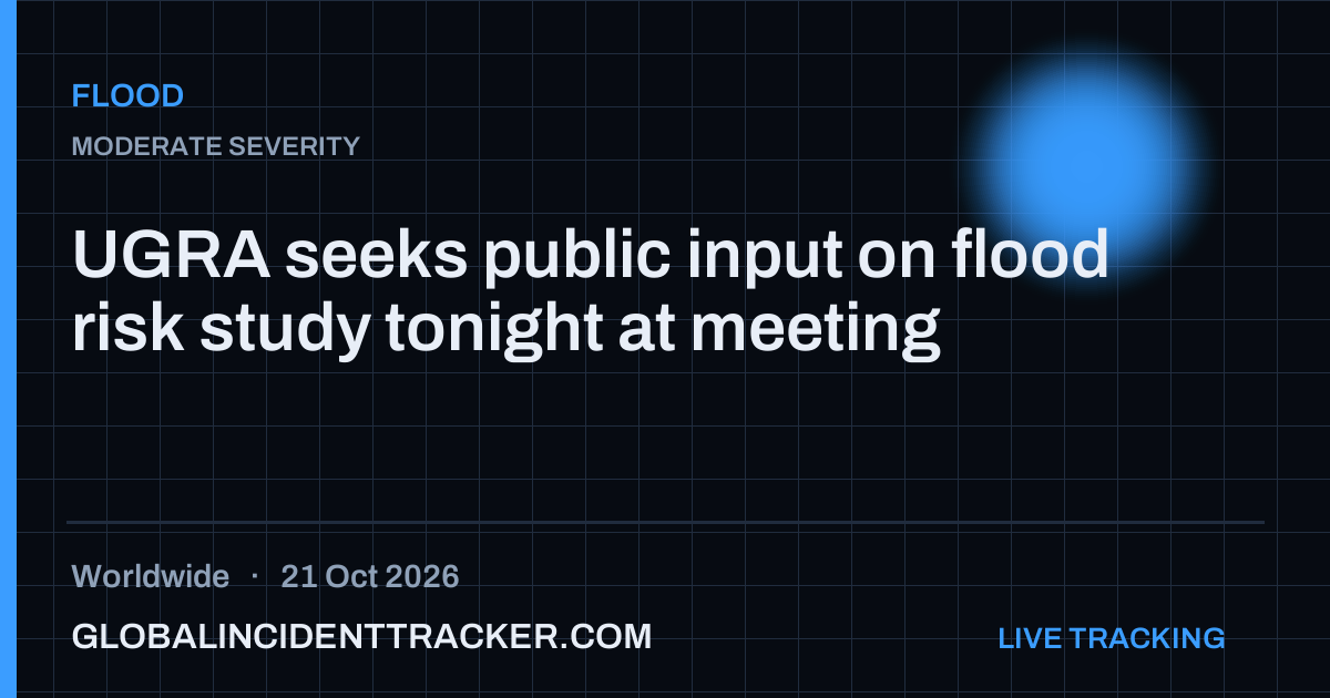 Flood incident in worldwide on 21 October 2026 — Global Incident Tracker report card