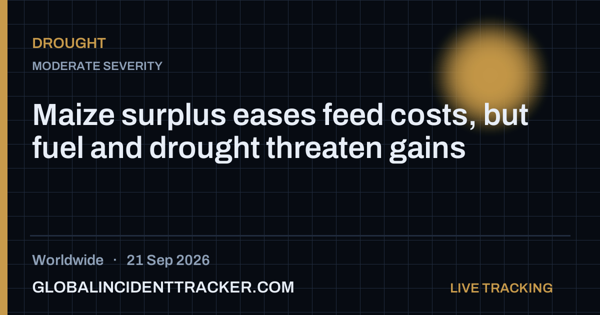 Drought incident in worldwide on 21 September 2026 — Global Incident Tracker report card