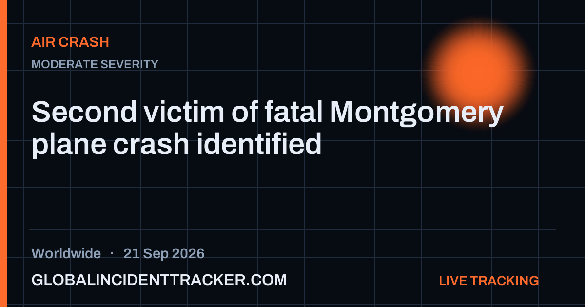 Air Crash incident in worldwide on 21 September 2026 — Global Incident Tracker report card
