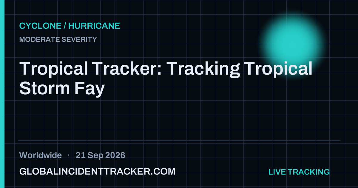 Cyclone / Hurricane incident in worldwide on 21 September 2026 — Global Incident Tracker report card
