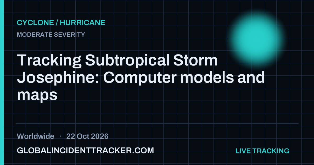 Cyclone / Hurricane incident in worldwide on 22 October 2026 — Global Incident Tracker report card
