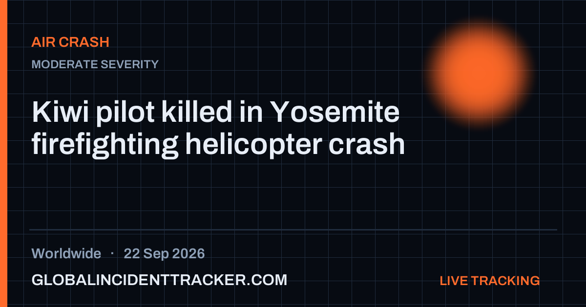 Air Crash incident in worldwide on 22 September 2026 — Global Incident Tracker report card