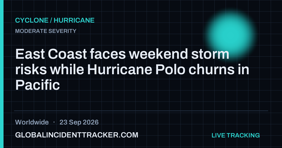 Cyclone / Hurricane incident in worldwide on 23 September 2026 — Global Incident Tracker report card