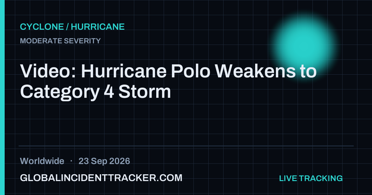 Cyclone / Hurricane incident in worldwide on 23 September 2026 — Global Incident Tracker report card