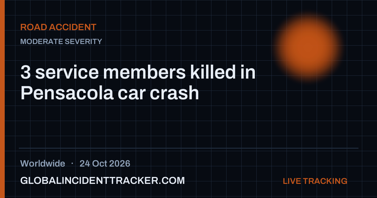 Road Accident incident in worldwide on 24 October 2026 — Global Incident Tracker report card