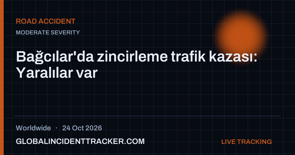 Road Accident incident in worldwide on 24 October 2026 — Global Incident Tracker report card
