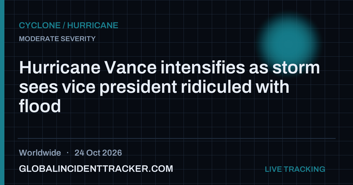 Cyclone / Hurricane incident in worldwide on 24 October 2026 — Global Incident Tracker report card