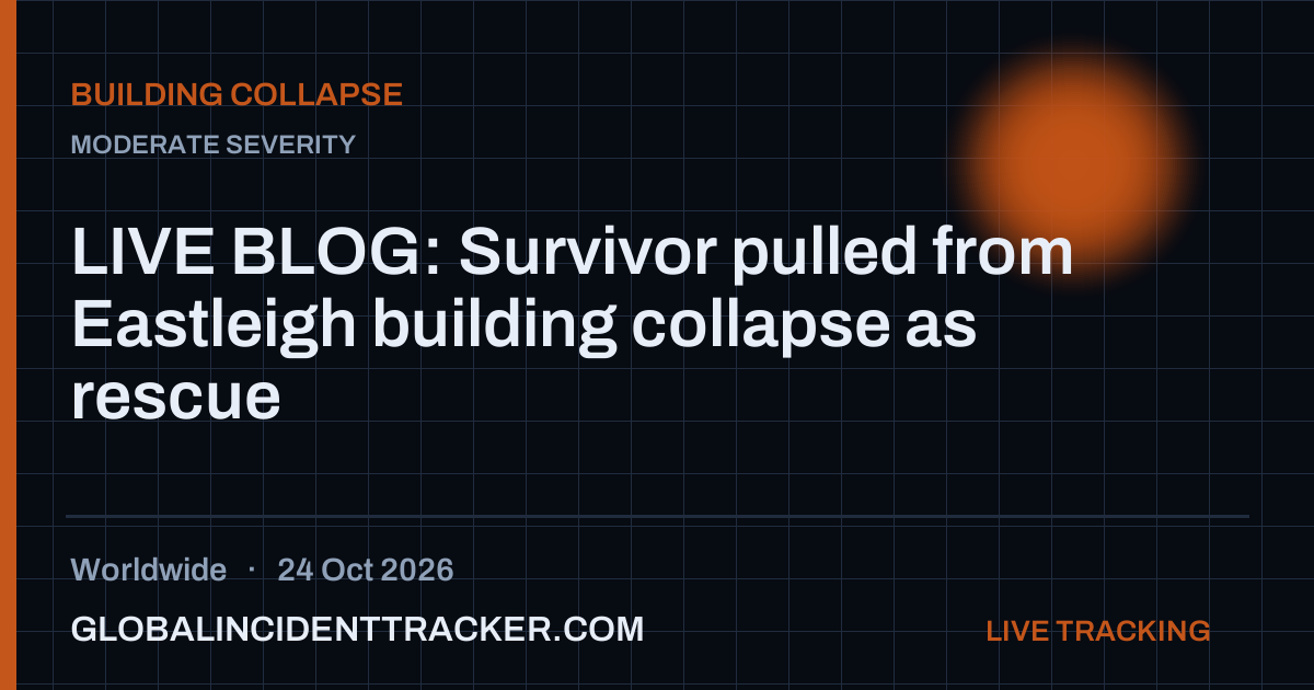 LIVE BLOG: Survivor pulled from Eastleigh building collapse as rescue ...