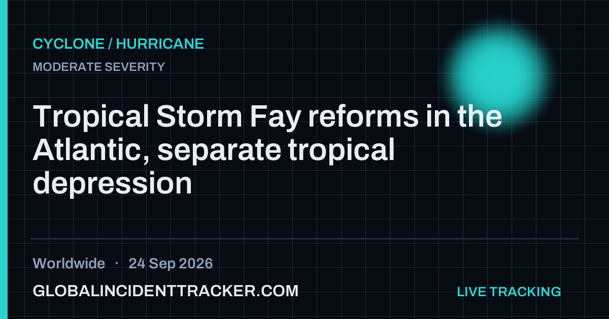 Cyclone / Hurricane incident in worldwide on 24 September 2026 — Global Incident Tracker report card