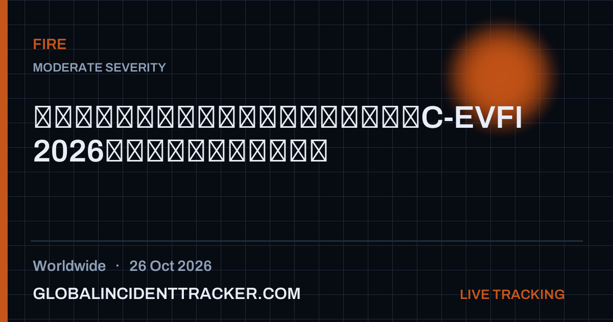 Fire incident in worldwide on 26 October 2026 — Global Incident Tracker report card
